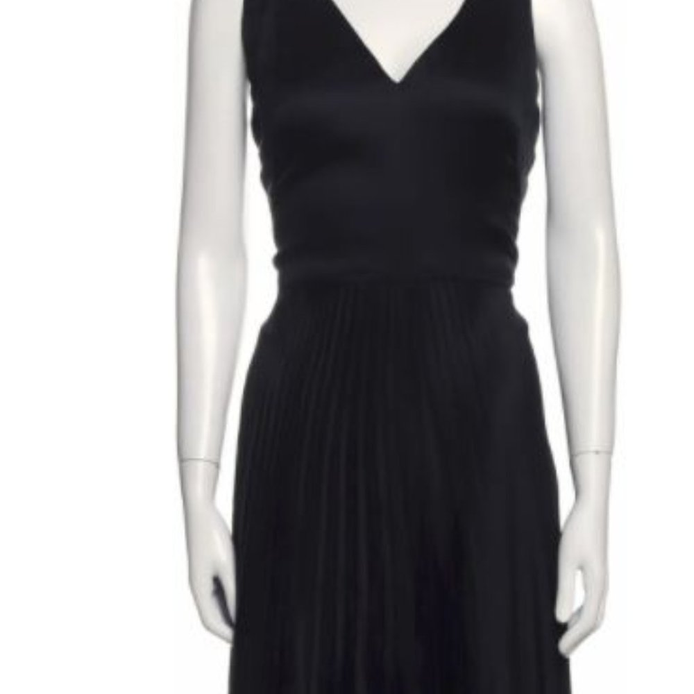 RALPH LAUREN BLACK LABEL Silk Midi Length Dress - Picture 2 of 4
